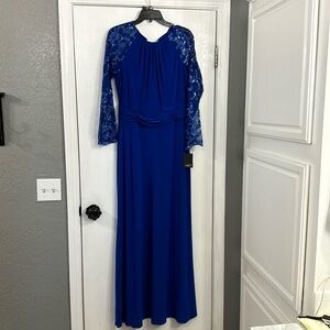 Royal blue formal dress